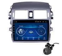 GLXQIJ para Toyota Corolla 2007-2013 Android 10.0 FM Radio Receptor Auto Audio Player Coche Estéreo De 9 Pulgadas Pantalla Táctil Monitor GPS Navegación, 4 Core +WiFi, con Camara Trasera,1+16G