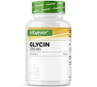 Glycine - 365 Cápsulas - Altamente Dosificado Con 2000 Mg Por Porción Diaria - Particularmente Alta Pureza - Sin Aditivos - Vegano