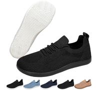 Glyde Essence Shoes Women Men, Glyde Essence - Comfort Hybrid Shoes, Comfort Hybrid Wide Toe Box Slip On Shoess (Pure Black,40)