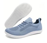 GlydeFootwear Essence Shoes All-Day Comfort Hybrid Barefoot Shoe Lightweight Anti-Slip Wide Toe for Women and Men (Light Blue, Adulto, 36, Números, Sistema Tallas Calzado EU, Mediano)