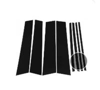 GLYGLY Adhesivo Espejo para Pilar B/C Coche para Nissan Patro 2012-2023, Pegatina Decorativa Autoadhesiva Adhesivo Decorativo Brillante