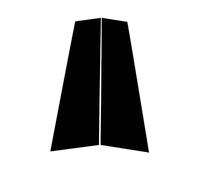 GLYGLY Adhesivo Espejo para Pilar B/C Coche para Skoda Fabia 2015-2017, Pegatina Decorativa Autoadhesiva Adhesivo Decorativo Brillante