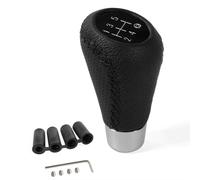 GLYGLY Cabeza Palanca Cambios para Volvo XC90 2016-2022, 5 Velocidades Manija De Transmisión Perilla Cambios Palanca Caja Cambios 4 Adaptadores,A/Black Black Line