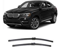 GLYGLY Coche Escobilla Limpiaparabrisas para BMW X4 F26 2014-2018 26"+20", Resistente al Desgaste Limpiaparabrisas Delantero Parabrisas Accesorios