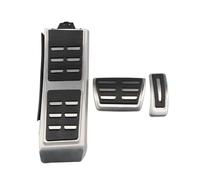 GLYGLY Cubiertas de Pedales de Coche para Audi A6 C6 C7 C8 2004-2022, Funda de Pedal de Freno, Antideslizante Cubierta De Pedal para Frenado,AT
