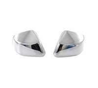 GLYGLY Espejos retrovisores Cubiertas para Ford Mondeo 2022, Izquierdo Y Derecho Cubierta De Espejos Inversos Espejo Lateral Carcasa Coche,Silver