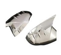 GLYGLY Espejos retrovisores Cubiertas para XRV 2023, Izquierdo Y Derecho Cubierta De Espejos Inversos Espejo Lateral Carcasa Coche,Silver
