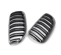 GLYGLY Kit Parrillas Delanteras para BMW 3 Series E92 E93 2010-2014 OE : 51137254970 51137254968, Doble Diseño Riñón Rejilla Radiador Capó Rejilla Frontal Coche Parrilla Delantera