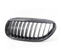 GLYGLY Kit Parrillas Delanteras para BMW 6 Series Model E63 2005-2010, Doble Diseño Riñón Rejilla Radiador Capó Rejilla Frontal Coche Parrilla Delantera