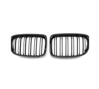 GLYGLY Kit Parrillas Delanteras para BMW X1 Model E84 2011-2016, Doble Diseño Riñón Rejilla Radiador Capó Rejilla Frontal Coche Parrilla Delantera