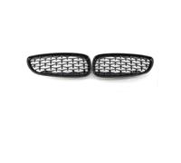 GLYGLY Kit Parrillas Delanteras para BMW Z4 E89 2009-2016 51137181547, 51137181548, Doble Diseño Riñón Rejilla Radiador Capó Rejilla Frontal Coche Parrilla Delantera,Bright Black