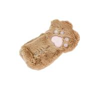 GLYLFQZJ Estuche Kawaii Soft Cat Fase De Lápices Lindo Lápiz De Dibujos Animados De Papelería Cosmética Cosmética Suministros De Oficina De La Escuela-Paw De Gato De Café
