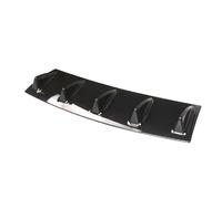 Glymzoi Alerón de Coche para Seat para Leon Mk3 5F para Ibiza 6j 6l 1P 1M Ateca Rona para Cupra Formrentor Parachoques Trasero de Coche Divisor Canard Spoiler(Negro)