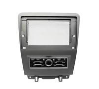 Glymzoi Pegatina consola central Kit de instalación radio envolvente para tablero para Ford para Mustang 2008-2013