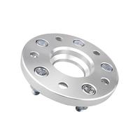 Glymzoi Separadores de ruedas Espaciadores de rueda, cubo aleación aluminio para centrado 30mm para Jeep para Wrangler JK07-17, 4 unid/set(4 pc sliver)