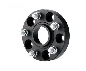 Glymzoi Separadores de ruedas Para SSANGYONG Rexton Aluminio forjado 2006-2024 Adaptador de cubo espaciadores rueda 2 piezas(Black 35mm 2PC)