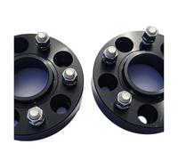 Glymzoi Separadores de ruedas Piezas rueda 2 uds 25mm|5 * 114,3|67,1|Para MAZDA Para DODGE Para Mitsubishi Motors Para Hyundai Para Kia(Negro)