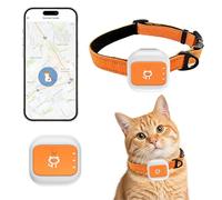 GLYYR Localizador GPS Collar Perros, Localización en Tiempo Rea, Historial de ubicaciones, Localizador GPS con Fronteras Virtuales, Sin Suscripció, Rastreador De Mascotas 100% Impermeable