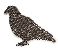 GM&BW 1000 Tirachinas Bolas Acero 8mm para Catapulta Munición o Airsoft o Rifle de Tirachinas,Bolas Rodamiento,Niquelado por Antióxido, Embalaje Resellable