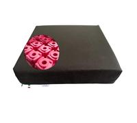 GM Cojín antiescaras para silla de ruedas, 40 x 40 x 9 cm, cojín antiescaras para silla, de espuma viscoelástica y poliuretano, cojín para cochecito, sillón para ancianos, fabricado en Italia, color