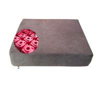 GM Cojín antiescaras para silla de ruedas, 40 x 40 x 9 cm, cojín antiescaras para silla, de espuma viscoelástica y poliuretano, cojín para cochecito, sillón para ancianos, fabricado en Italia (gris)