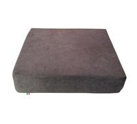 GM Cojín antiescaras para silla de ruedas, 42 x 42 x 8 cm, cojín antiescaras para silla, de espuma viscoelástica y poliuretano, cojín para cochecito, sillón para ancianos, fabricado en Italia (gris)