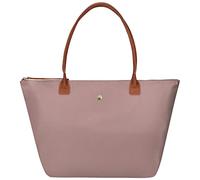 GM LIKKIE - Bolso bandolera de mujer, en nylon con asa superior, plegable para fin de semana, Rosa, Large