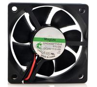 GM2406PTVX-A 6025 DC24V 3.4W Ultra Quiet Cooling Fan 2-Wire 2-Pin Double Ball Bearing Industrial Fan for Inverter Cabinet