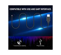 GM65 1D 2D EscáNer de CóDigo de Barras USB UART PDF417 Lector de CóDigo de Barras MóDulo de CóDigo QR para AutobúS Supermercado Hospital
