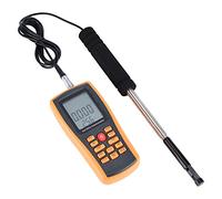 GM8903 Medidor de temperatura de la velocidad del viento de alambre caliente, anemómetro LCD digital portátil para actividades al aire libre como aviones modelo, vela, surf, deslizamiento a mano, tiro
