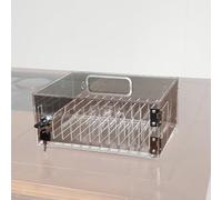 GMBAYUE Caja de Seguridad Acrílica para Teléfono Móvil, Gabinete Teléfono Seguro, Casillero del Teléfono Móvil, Armario de Pared para Teléfonos Móviles para Aulas y Oficinas.(25x19x11cm/10x7x4in)