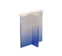 GMBAYUE Patas de Acrílico Degradado, Patas Mesa Transparentes, Patas Escritorio Flotantes, Pie de Mesa Decorativo de Bricolaje for Comedor, Oficina, Capacidad de Carga 150 Kg(Blue,40cm/15.7in)