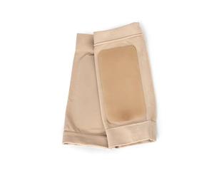 GMBYLBY 1 par de Calcetines Protectores de talón, Tobillera y pie, Mangas de Gel elásticas Transpirables para Tobillo, Herramienta para Cuidado de los pies para Mujeres y Hombres, Gel Invisible