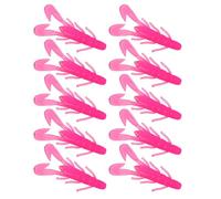 GMBYLBY 10pcs Artificial Swimbait Freshwater Saltwater Fishing Tackle Baits Lure Shrimp Soft Baits 8cm 6g Lures Shrimp Lure