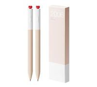 GMBYLBY 2 bolígrafos de tinta de gel de 0,5 mm, estéticos, neutros, corazón, creativo, rotativo, para diario
