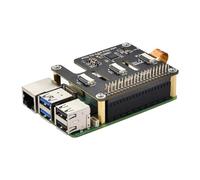 GMBYLBY 2CH Pcie HAT Board Tarjeta de expansión Apoyo Apilable HAT Extender Board 16 PIN Cable PCIe HAT Adaptador