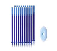 GMBYLBY 4 bolígrafos de gel borrables con gomas de borrar de repuesto de 0,5 mm, punta de aguja suave para escribir, gel de secado rápido para escribir, diario, herramienta de escritura creativa