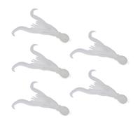 GMBYLBY 5 unidades de silicona calamar Jigs Señuelos de pesca flotantes de 10 cm Artificial Swimbaits Tackle Barcos Señuelos de pesca con acción realista