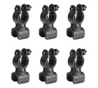 GMBYLBY 6pcs Bicicletas Soporte Ligero Multifuncional Soporte de Luz Manillar Clip para Ciclismo Carga de Seguridad Clip