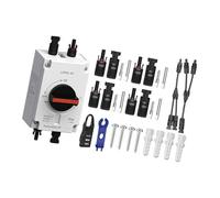 GMBYLBY Alto potencial de corriente continua de 32 A 1200 V para energía solar IP66 evaluado impermeable para exteriores, cambio solar separado