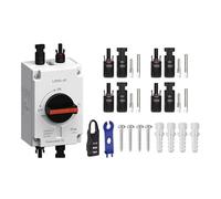 GMBYLBY Alto potencial de corriente continua de 32 A 1200 V para energía solar IP66 evaluado impermeable para exteriores, cambio solar separado