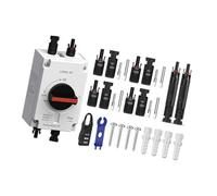 GMBYLBY Alto potencial de corriente continua de 32 A 1200 V para energía solar IP66 evaluado impermeable para exteriores, cambio solar separado