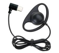 GMBYLBY Auriculares USB C / 3, 5 mm Auricular Gancho para la Oreja Auricular único Línea de extensión de Auriculares para teléfono Reproductor de MP3 Computadora portátil Auricular de Sola