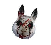 GMBYLBY Banda de horror anime ajustable transpirable y diseño ventilado para Halloween, cosplay, congresos y fiestas, cubierta facial ajustable