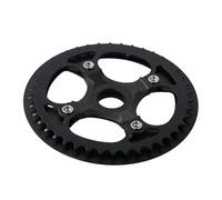 GMBYLBY Bicicleta de aleación de aluminio esfuerzos, arañas de motor, 42T, desgarros de cadena de bicicleta, anillo adaptador de cadena de transmisión