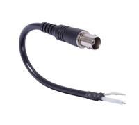 GMBYLBY Cable de PVC BNC macho hembra a cable desnudo, conectores coaxiales para terminales CCTV, adaptadores de cable desnudo