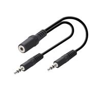 GMBYLBY Cable Divisor en Y estéreo de 3, 5 mm Adaptadores auxiliares Macho Dobles para conectividad de múltiples Dispositivos y Sonido Claro Cable Auxiliar Tipo Y estéreo