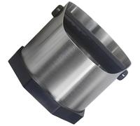 GMBYLBY Caja de golpes silenciosa con varilla extraíble, fácil limpieza, diseño resistente de acero inoxidable para espressos, accesorios de máquina profesional, contenedor de golpeo