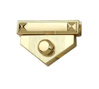 GMBYLBY Cerradura triangular para amantes de la moda y artesanos. Accesorios de bolsillo de moda que añaden encanto único a tus creaciones accesorios de bolsillo de moda