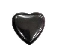 GMBYLBY Collar con colgante de corazón, accesorios para manualidades, joyería, textura de piedra para un estilo único y único, Medium, cristal, No es una piedra preciosa